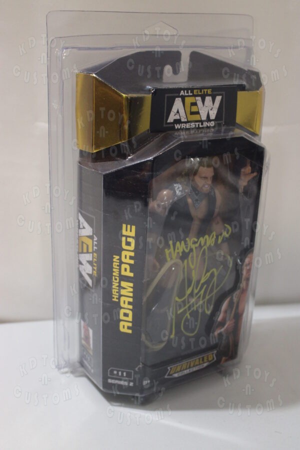 AEW Unrivaled Hangman Adam Page Autographed Figure